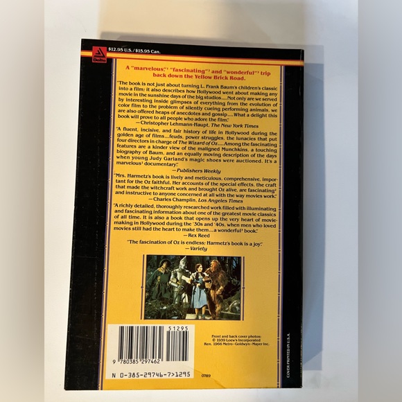 The Making of the Wizard of Oz by Aljean Harmetz. July 1989. - Picture 3 of 4